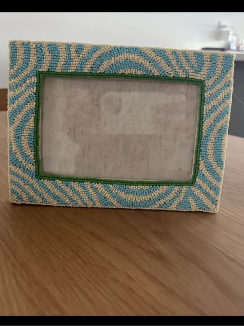 Beaded Wave Pattern Photo Frame - Picture 2 of 2